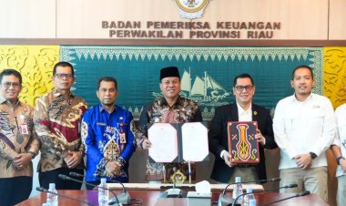 Pemkab Kuansing Serahkan LKPD 2026 ke BPK Riau, Tegaskan Transparansi Keuangan