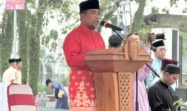 Bupati Zukri dan Wabup Husni Sholat Idulfitri 1447 H Bersama Ribuan Warga Pelalawan