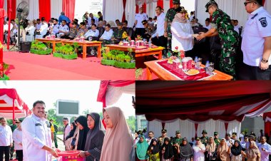 TMMD ke-128 Resmi Dibuka di Pinggir, Kasmarni Dorong Sinergi TNI dan Masyarakat Bengkalis