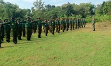 Pembinaan PPBN di SMK Sakti Gemolong, Babinsa Bentuk Siswa Disiplin dan Nasionalis