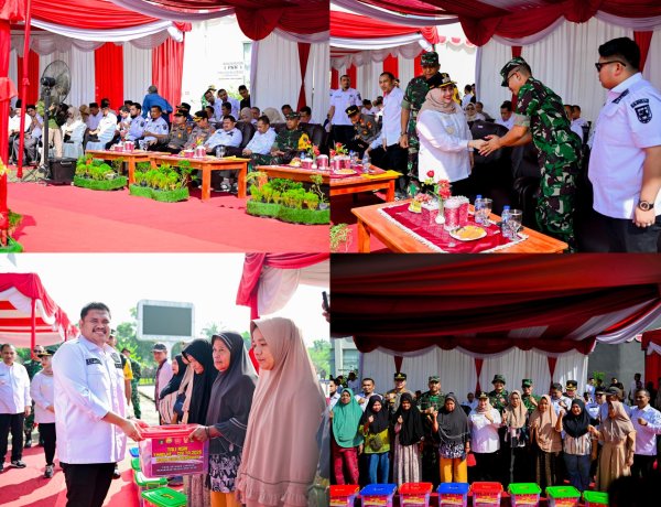 TMMD ke-128 Resmi Dibuka di Pinggir, Kasmarni Dorong Sinergi TNI dan Masyarakat Bengkalis