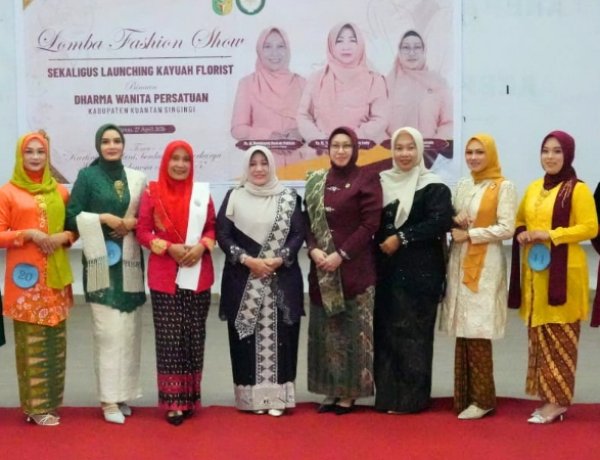 DWP Kuansing Gelar Lomba Fashion Show Antar OPD di Pendopo Bupati