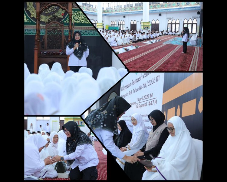 Bupati Siak Afni Zulkifli Lepas 257 Jemaah Haji 2026, Titip Doa untuk Negeri
