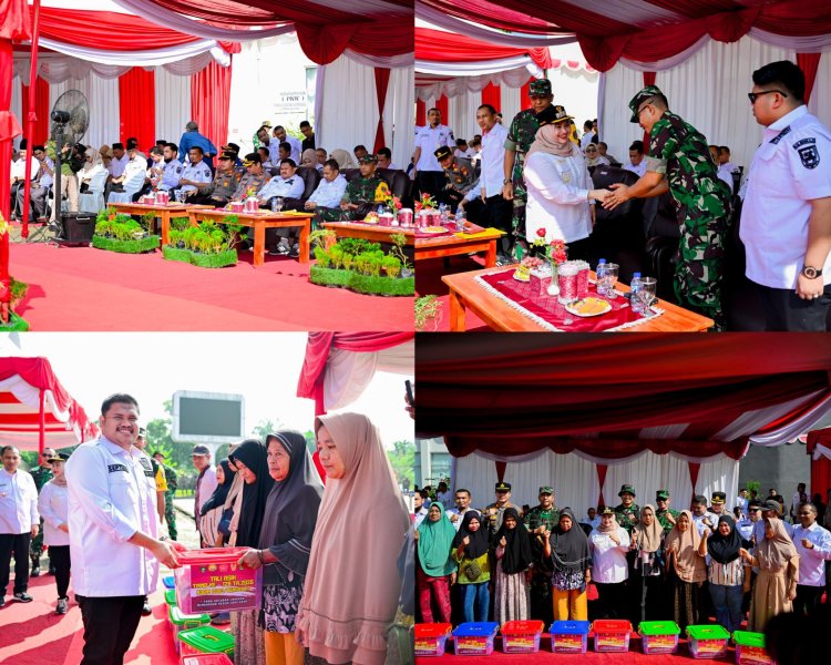 TMMD ke-128 Resmi Dibuka di Pinggir, Kasmarni Dorong Sinergi TNI dan Masyarakat Bengkalis