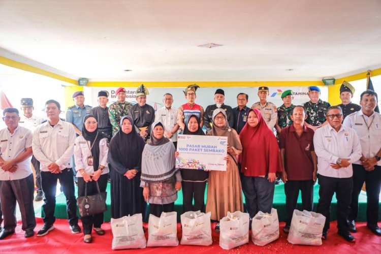 Pasar Murah Pertamina-LAMR Dumai Bantu 1.000 Warga, Sekda Apresiasi