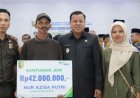 Bupati Kuansing Salurkan Santunan BPJS Rp2,7 Miliar untuk 8.680 Pekerja Rentan