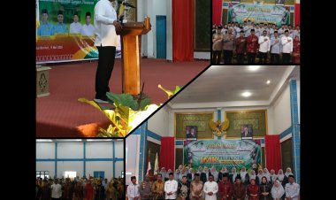 Bupati Zukri Hadiri Pelantikan IMK dan Hiwakap Pelalawan