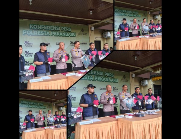 Sadis! 4 Pembunuh Lansia Pekanbaru Dibekuk, Jejak Pelarian hingga Aceh dan Sumut Terkuak
