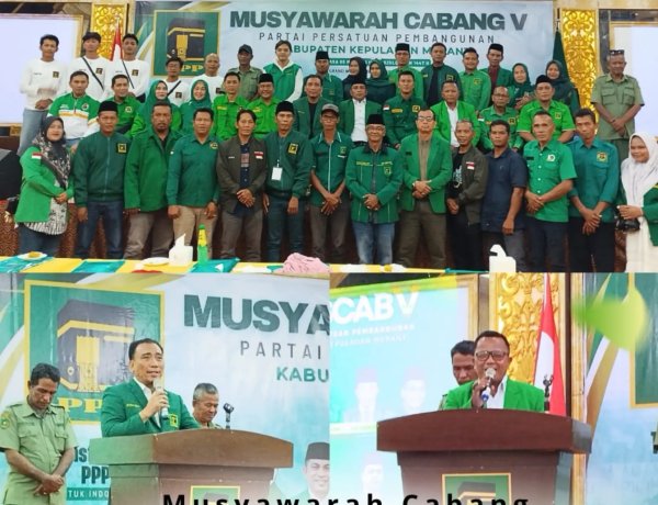 Muscab PPP Meranti 2026 Tetapkan Noli Sugiharto Sebagai Ketua Secara Aklamasi