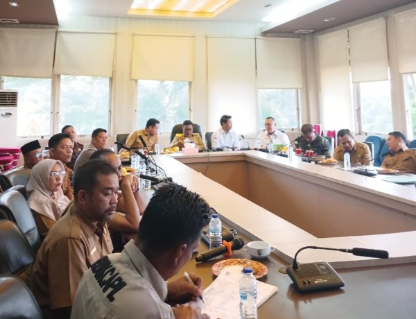 Bupati Pelalawan Ikuti Launching Pendidikan Antikorupsi dan Rakor Inflasi Nasional
