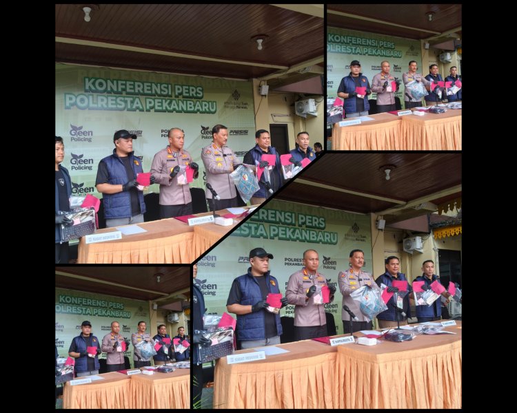 Sadis! 4 Pembunuh Lansia Pekanbaru Dibekuk, Jejak Pelarian hingga Aceh dan Sumut Terkuak