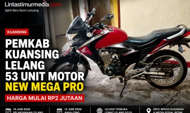 Lelang Aset Pemkab Kuansing Dibuka, 53 Motor New Mega Pro Dijual Mulai Rp2 Jutaan