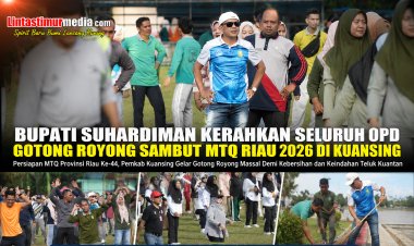 Bupati Suhardiman Pimpin Persiapan MTQ Riau 2026, Seluruh OPD Gotong Royong Massal
