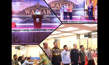 Bupati Asmar Hadiri Waisak Sannipata Nusantara 2026, Serukan Perdamaian dan Kerukunan di Meranti