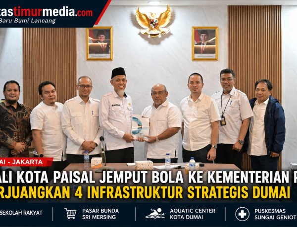 Paisal Perjuangkan 4 Infrastruktur Strategis Dumai ke Kementerian PU