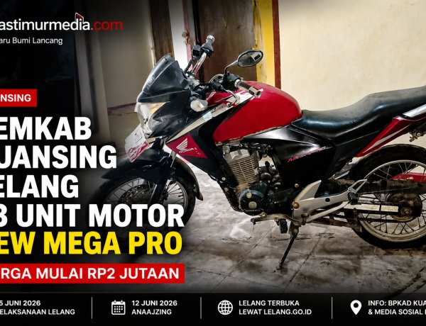 Lelang Aset Pemkab Kuansing Dibuka, 53 Motor New Mega Pro Dijual Mulai Rp2 Jutaan