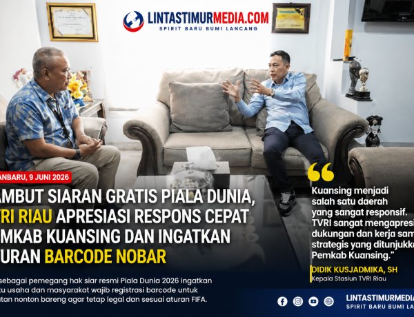 Sambut Piala Dunia 2026, TVRI Riau dan Pemkab Kuansing Perkuat Sosialisasi Aturan Hak Siar