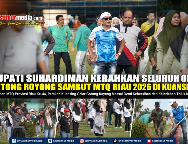 Bupati Suhardiman Pimpin Persiapan MTQ Riau 2026, Seluruh OPD Gotong Royong Massal