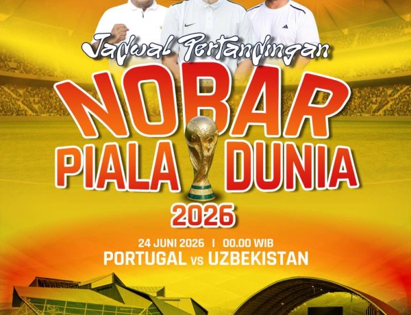 Pemko Dumai Gelar Nobar Piala Dunia 2026 di Taman Bukit Gelanggang, Tindaklanjuti SE Mendagri