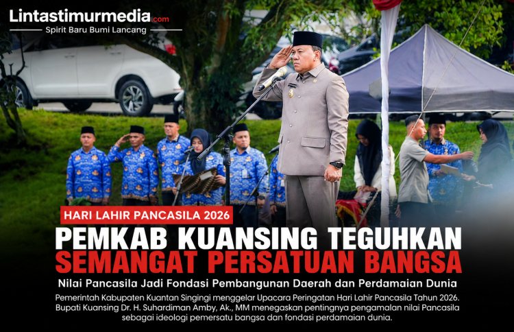 Kuansing Peringati Hari Lahir Pancasila 2026 dengan Khidmat
