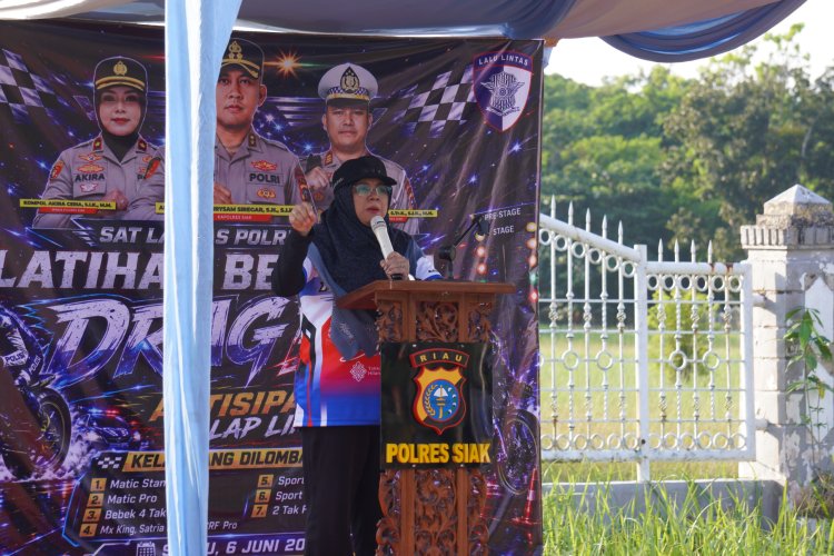 150 Pebalap Ramaikan Drag Bike Siak, Balap Liar Ditekan