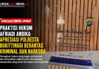 Praktisi Hukum Apresiasi Polresta Bukittinggi Berantas Kriminal dan Narkoba