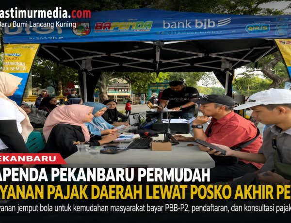 Bapenda Pekanbaru Permudah Layanan Pajak Daerah Lewat Posko Akhir Pekan
