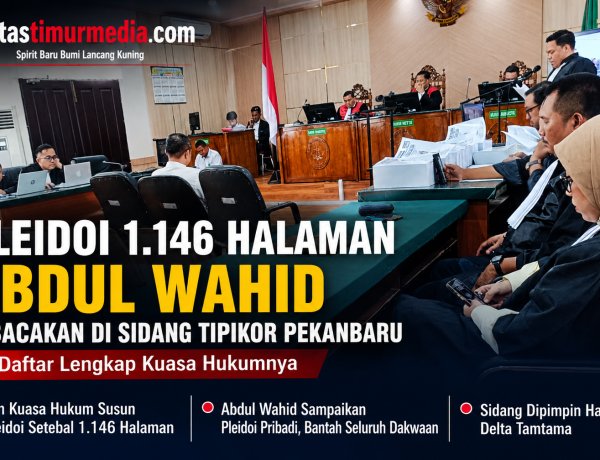 Kuasa Hukum Abdul Wahid Susun Pleidoi 1.146 Halaman
