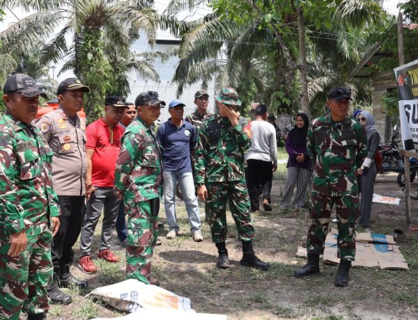 Pastikan Kesiapan Kunjungan Tim Wasev Mabesad, Dandim 0313/KPR Tinjau Langsung Sasaran Fisik TMMD Ke-129 di Desa Pangkalan Terap