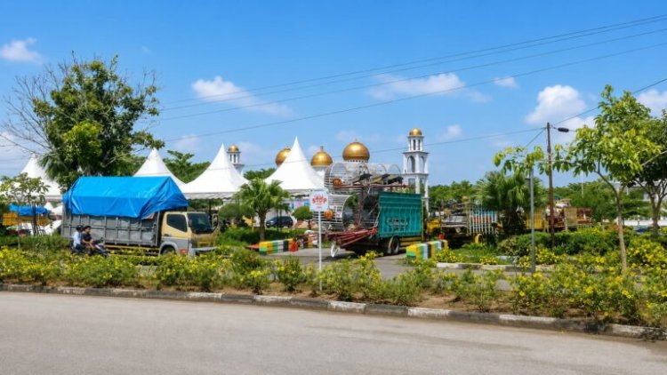 Izin Belum Lengkap, Pasar Malam Batu Enam Rohil Terancam Dibubarkan