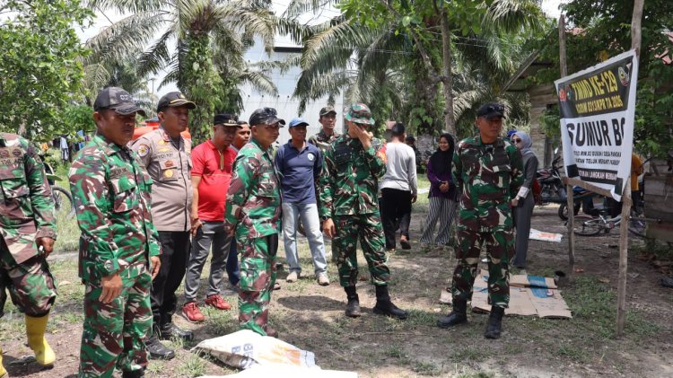 Pastikan Kesiapan Kunjungan Tim Wasev Mabesad, Dandim 0313/KPR Tinjau Langsung Sasaran Fisik TMMD Ke-129 di Desa Pangkalan Terap