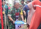 Tinjau Hasil Pembangunan TMMD ke-129, Tim Wasev Mabesad  Brigjen TNI Zulfirman Chaniago, S.I.P., M.Han Evaluasi Sasaran Fisik