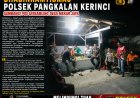 Bhabinkamtibmas Polsek Pangkalan Kerinci Sambangi Pos Satkamling Desa Mekar Jaya