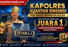 Kapolres Kuansing Raih Juara 1 Lomba Ketahanan Pangan Nasional