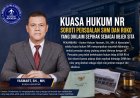 Kuasa Hukum NR Soroti Sita SHM dan Ruko