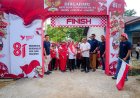 HUT ke-81 RI, Jalan Santai RT 18 Purnama Diikuti Ratusan Warga