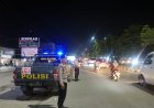 Polsek Pangkalan Kerinci Gelar Patroli Blue Light Antisipasi Gangguan Kamtibmas