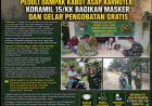 TNI Peduli Rakyat, Koramil 15/Kuala Kampar Bagikan Masker Dan Berobat Gratis Dampak Kabut Asap