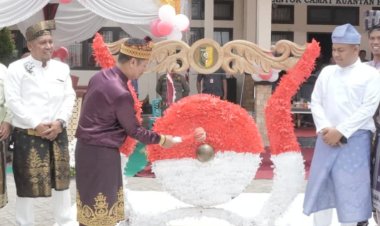 Festival Pacu Jalur Kuantan Hilir Resmi Dibuka, 106 Jalur Bertanding