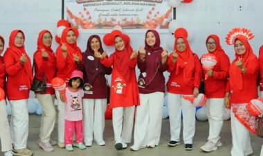 DWP Kuansing Semarakkan HUT RI ke-81 dengan Lomba Penuh Kekompakan