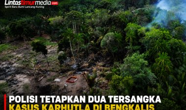 Polisi Tetapkan 2 Tersangka Karhutla di Bengkalis
