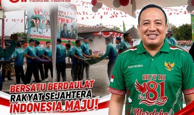 HUT RI ke-81, BPKAD Meranti Perkuat Kekompakan Pegawai