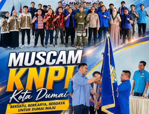 Agus Tri Suranta Terpilih Pimpin PK KNPI Dumai Selatan
