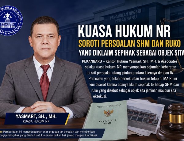 Kuasa Hukum NR Soroti Sita SHM dan Ruko
