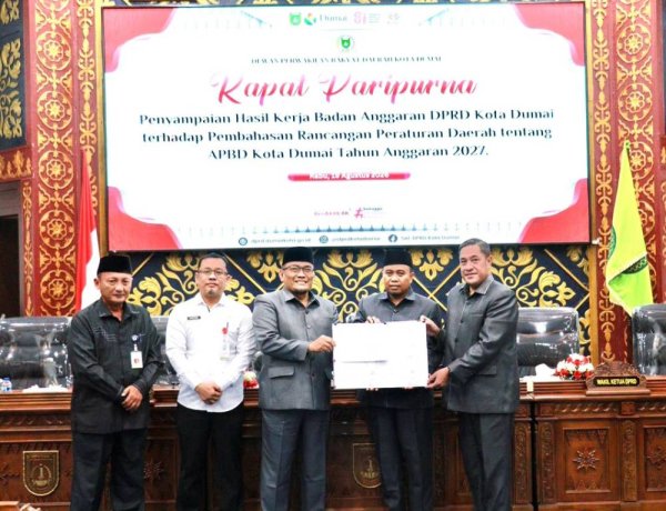 DPRD dan Pemko Dumai Sepakati APBD 2027, Total Anggaran Capai Rp1,765 Triliun