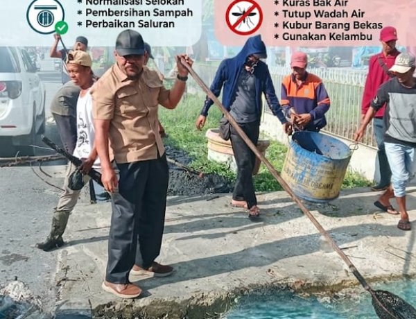 DLH Rohil Kerahkan 300 Petugas Atasi Banjir dan KLB Malaria