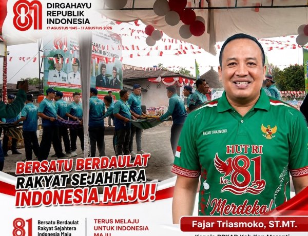 HUT RI ke-81, BPKAD Meranti Perkuat Kekompakan Pegawai