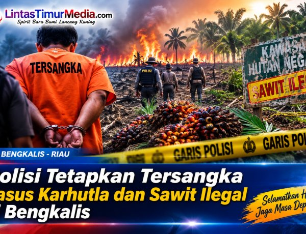 Perambahan Hutan Bengkalis, Polisi Tetapkan Tersangka