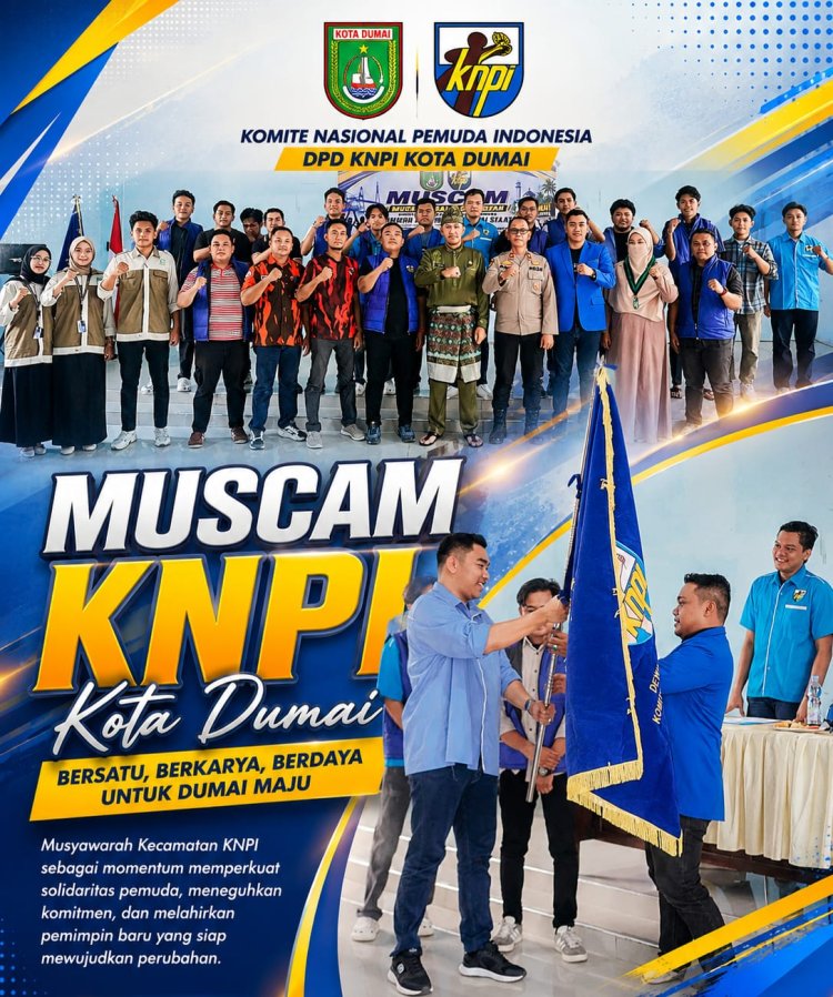 Agus Tri Suranta Terpilih Pimpin PK KNPI Dumai Selatan