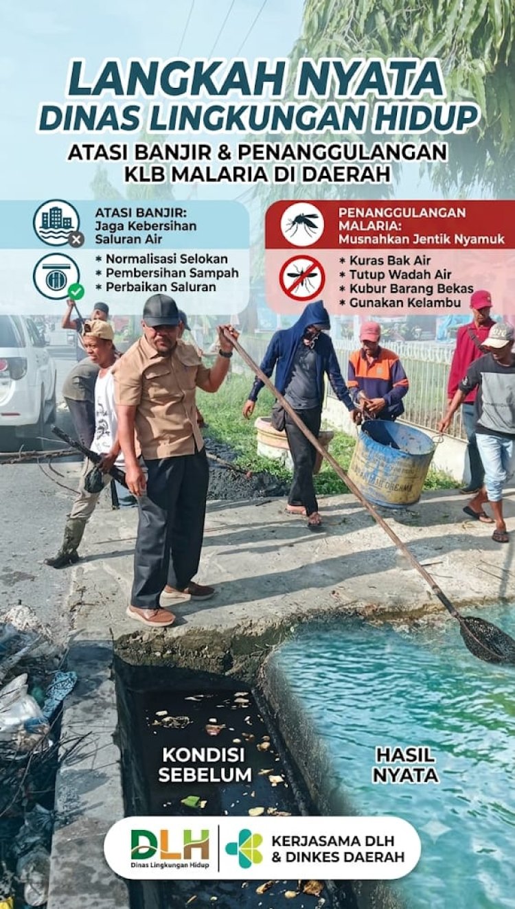 DLH Rohil Kerahkan 300 Petugas Atasi Banjir dan KLB Malaria